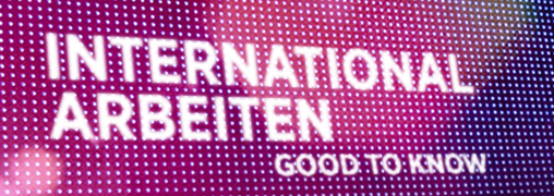 International arbeiten