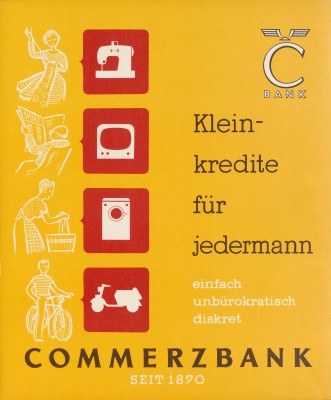 1959 Kleinkredite für jedermann Plakat